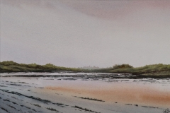 DUSK THE TIDE HAS GONE - WATERCOLOUR (SOLD)