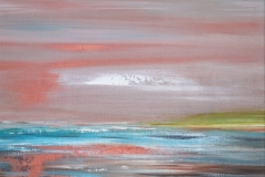 WET SAND AND SURF - OIL ON BOARD