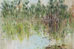 REFLECTIONS; GIVERNY - OIL
