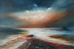 TENSION - OIL ON BOARD