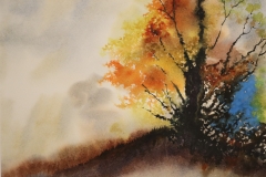 THE OLD TREE - WATERCOLOUR