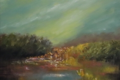 WETLAND - OIL ON BOARD